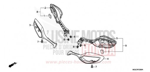 MIROIR VFR1200FD de 2013